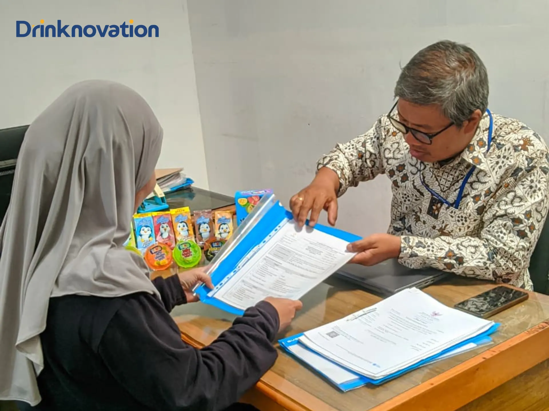 Proses pengurusan izin BPOM dan Halal oleh Drinknovation